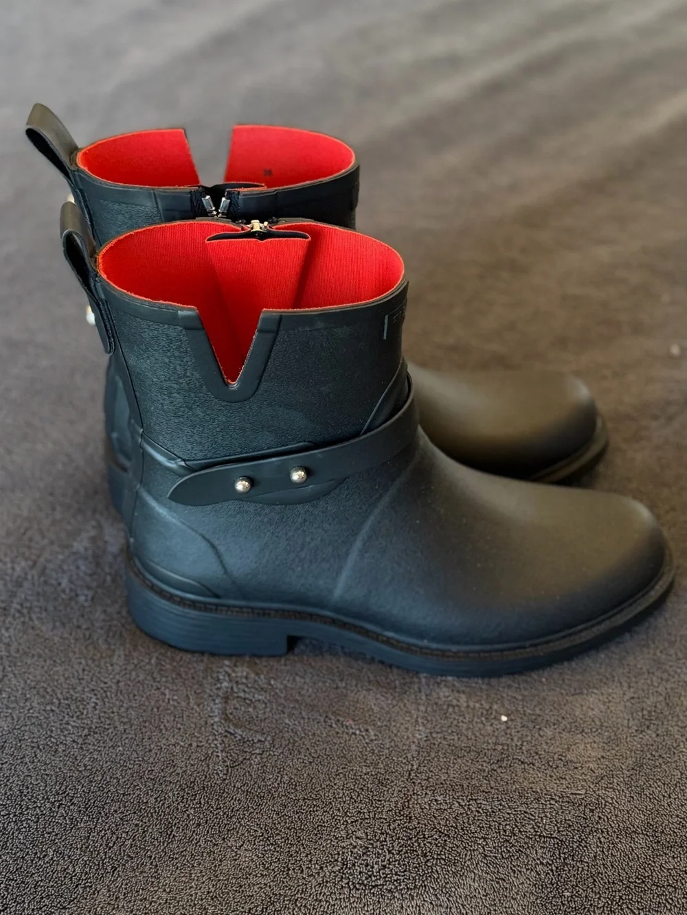 rag & bone Shoe with Vibrant Red Lining and Branded Insole